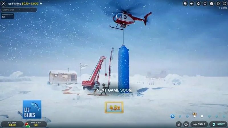 Ice fishing online game in Germany